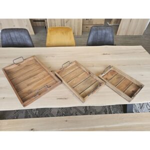 Landhaus Tablett 3er Set